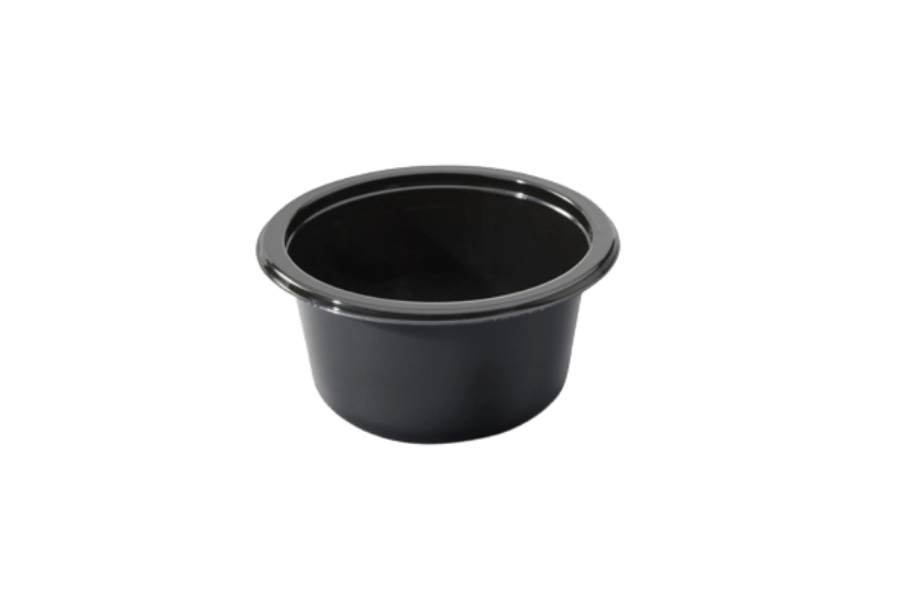 CPET tray zwart 200ml 1107.06 95x48mm