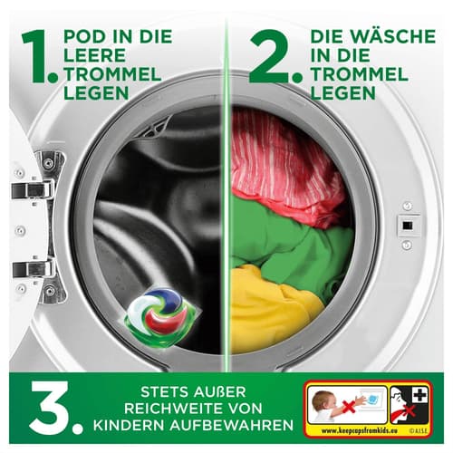 Ariel All-in-1 PODS – Waschkapseln, Color+