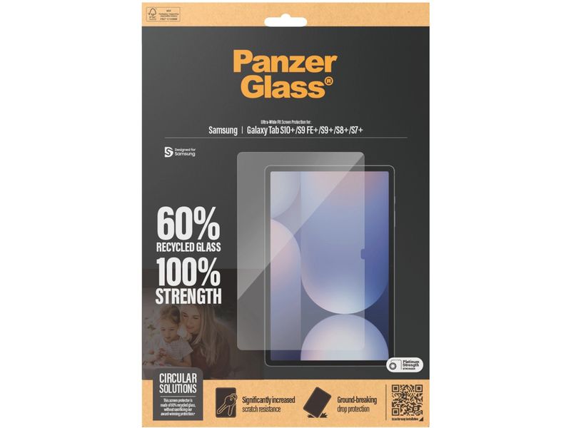 Panzerglass Ultra Wide Fit Galaxy Tab S7 /S8 /9 /S9  FE/S10 Displayschutz für das Samsung Galaxy Tab S7 /S8 /9 /S9  FE/S10