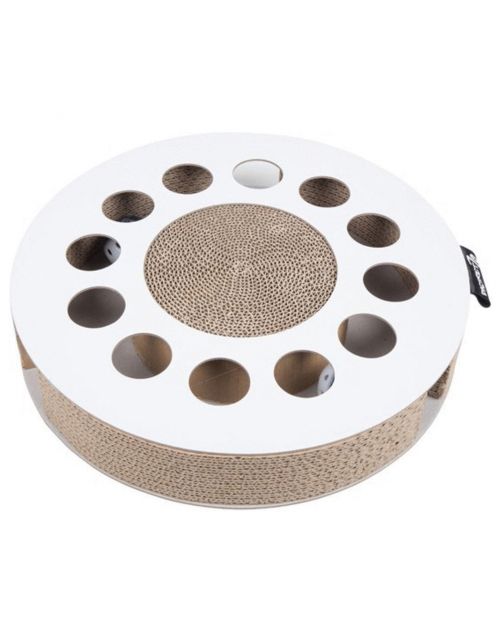 District 70 Whirl - Kattenspeelgoed - 33x33x6 cm Wit
