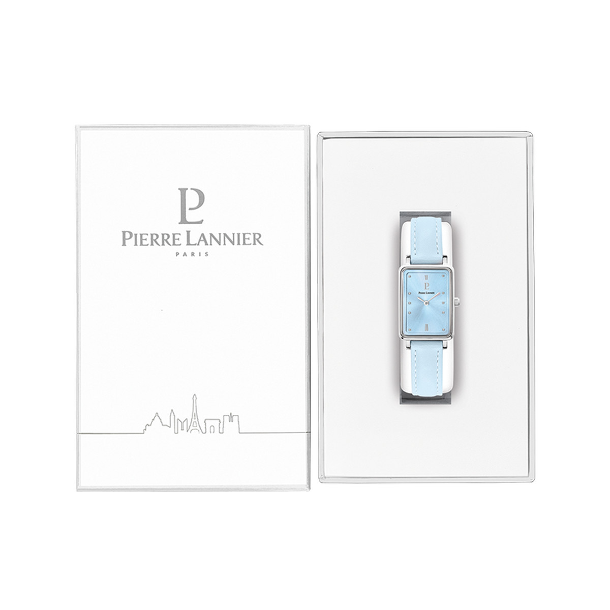Montre PIERRE LANNIER Ariane femme bracelet cuir bleu