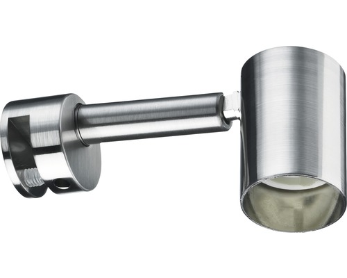 LED spiegellamp IP23 5,3W 345 lm 2700K warm wit Galeria Spot ijzer/geborsteld 230V H 60 mm