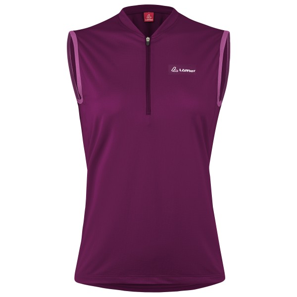 Löffler - Women's Bike Sleeveless Shirt Half-Zip Plain - Débardeur de cyclisme