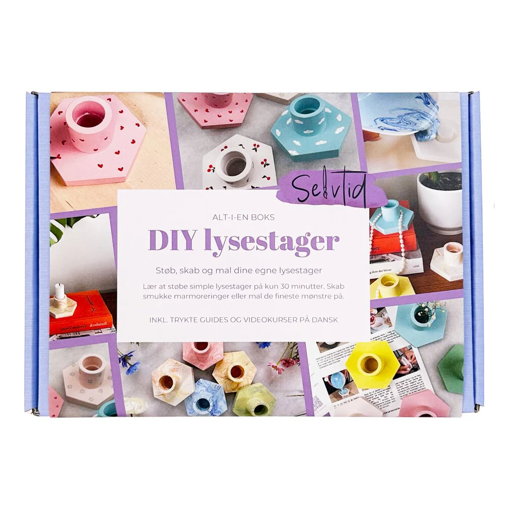 Selvtid  DIY lysestage støbekit
