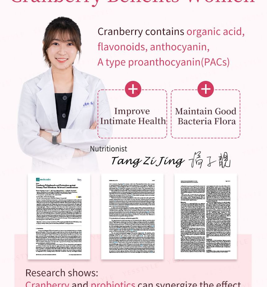 BHK's - Crimson Cranberry Plus Probiotica Tabletten