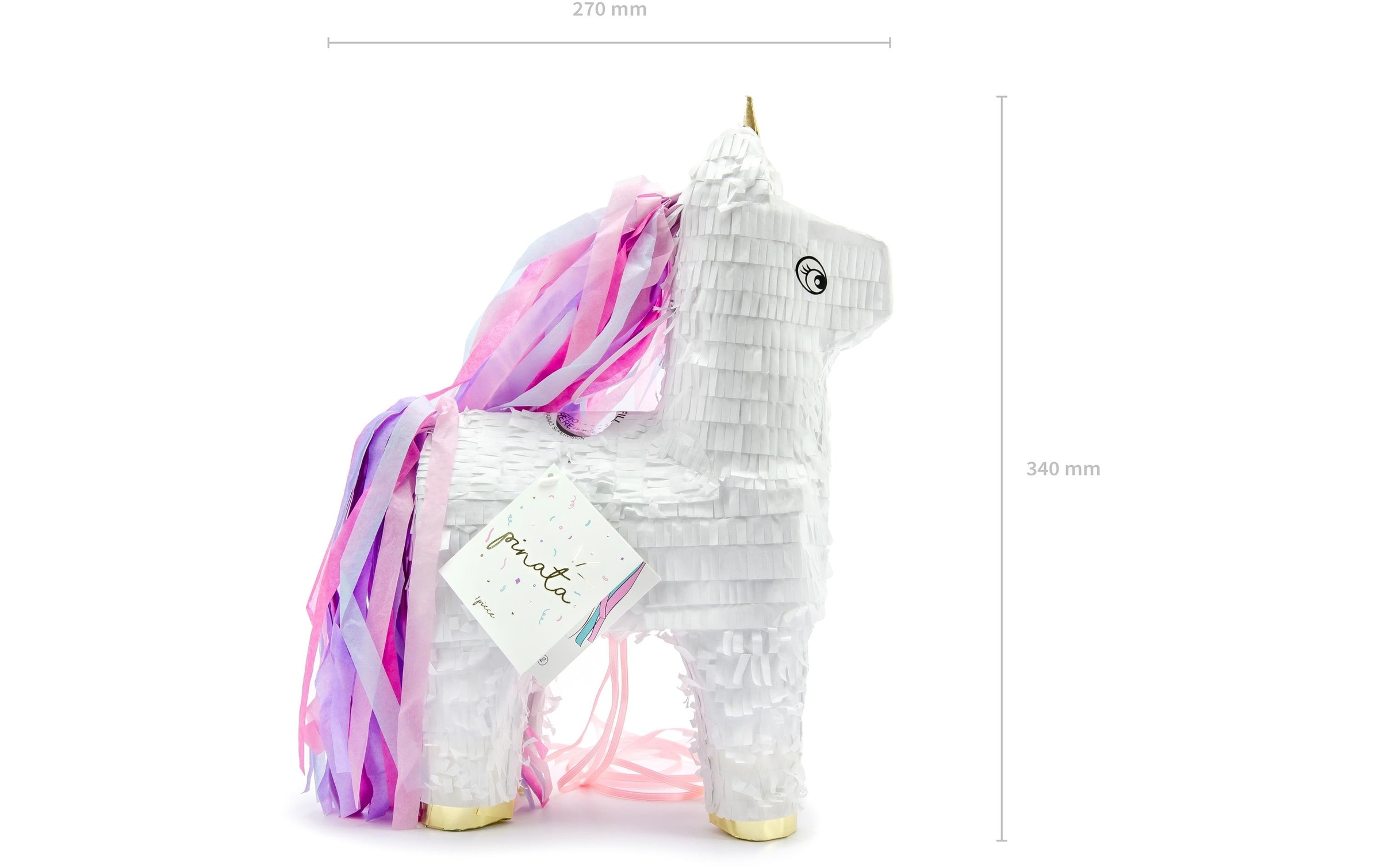 partydeco Girlande »Pinata Einhorn«