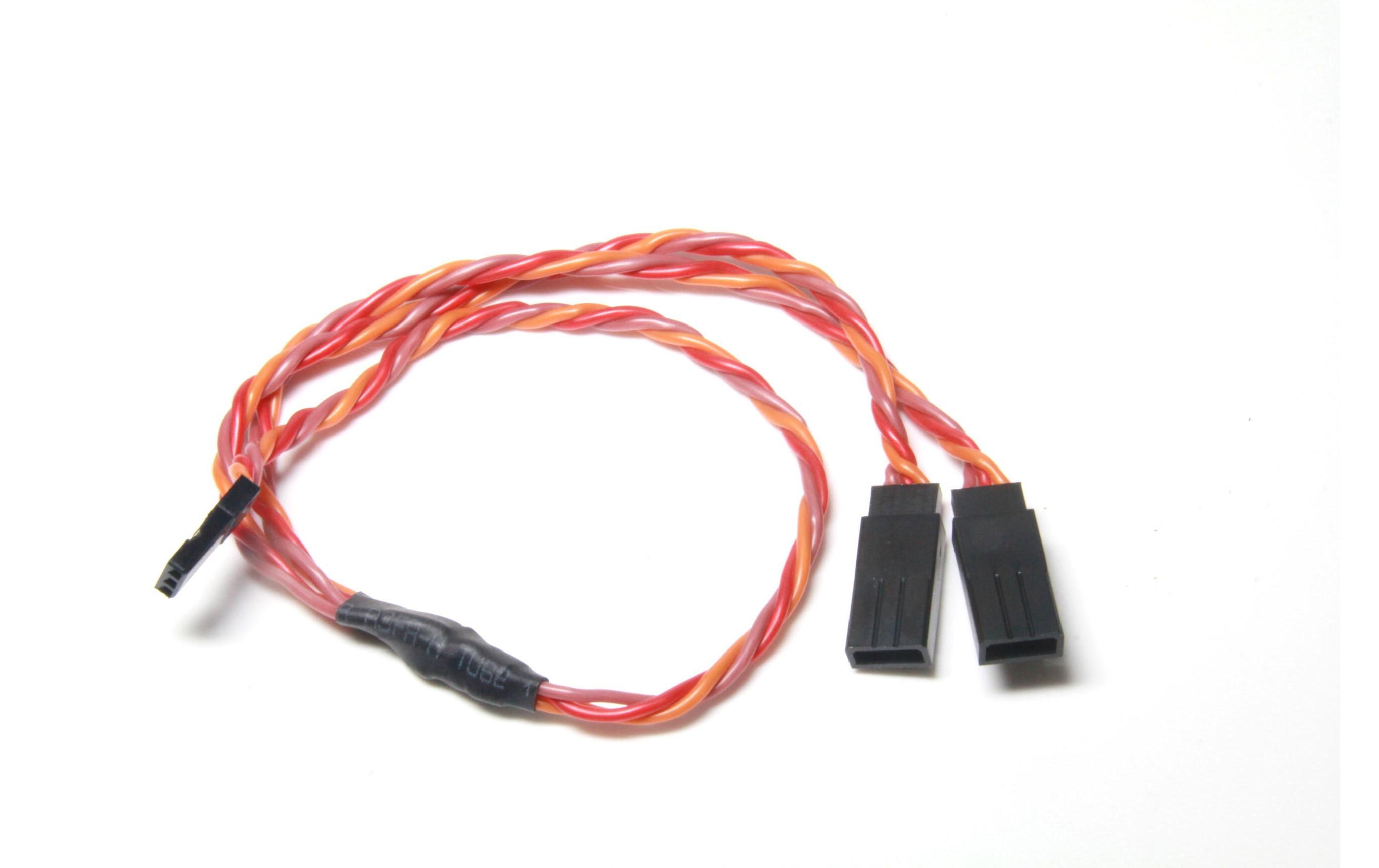 Servokabel verdrillt JR-Stecker zu JR-BuchseY-Kabel