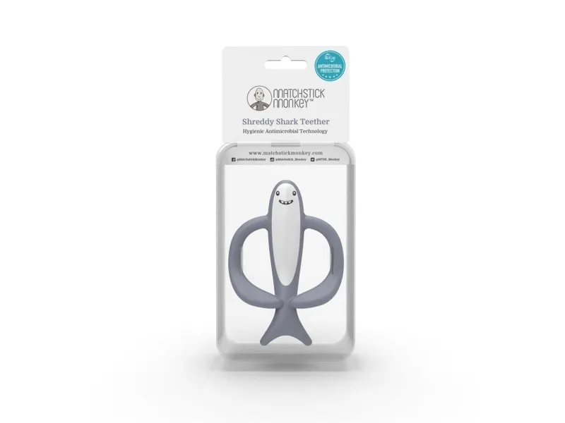 Matchstick Monkey Teether Shark