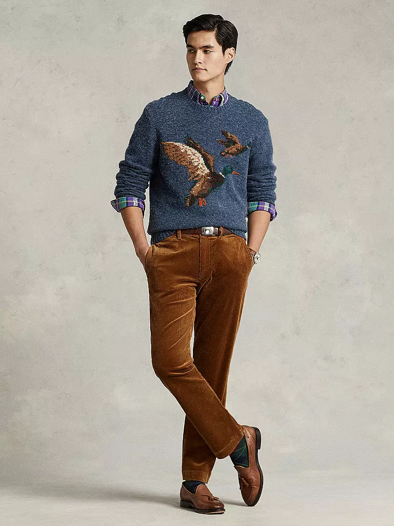 POLO RALPH LAUREN Cordhose Slim Fit camel