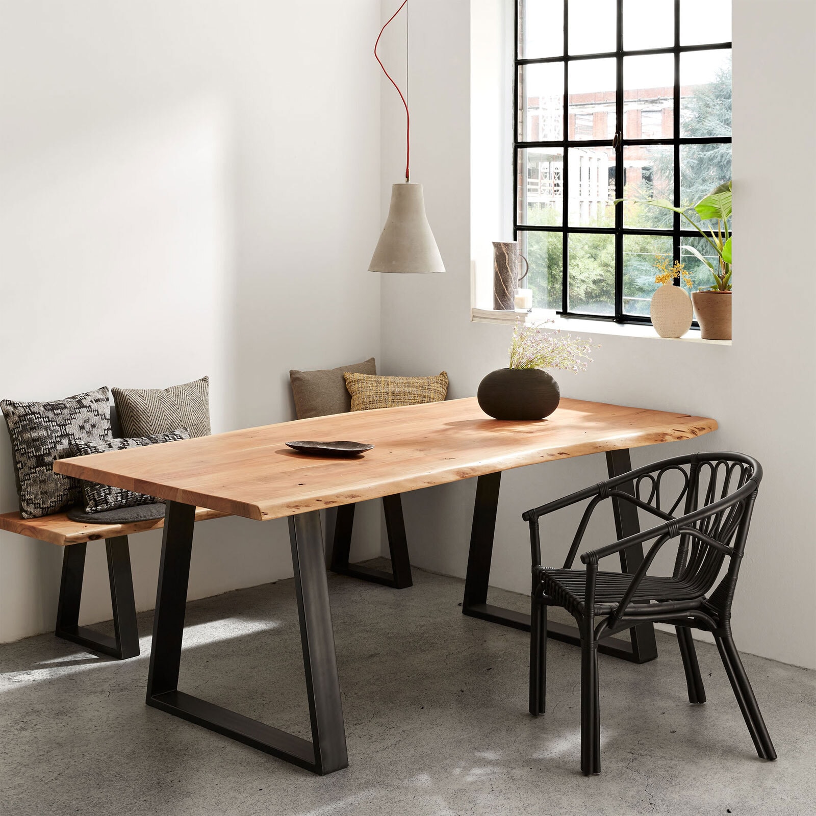 Kave Home Esstisch ALAIA 220 x 100 cm Akazie massiv