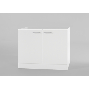 Optifit Klassik60 spoeltafelkast met 2 deuren 82(h) x 100(b) x 60(d) cm zonder werkblad