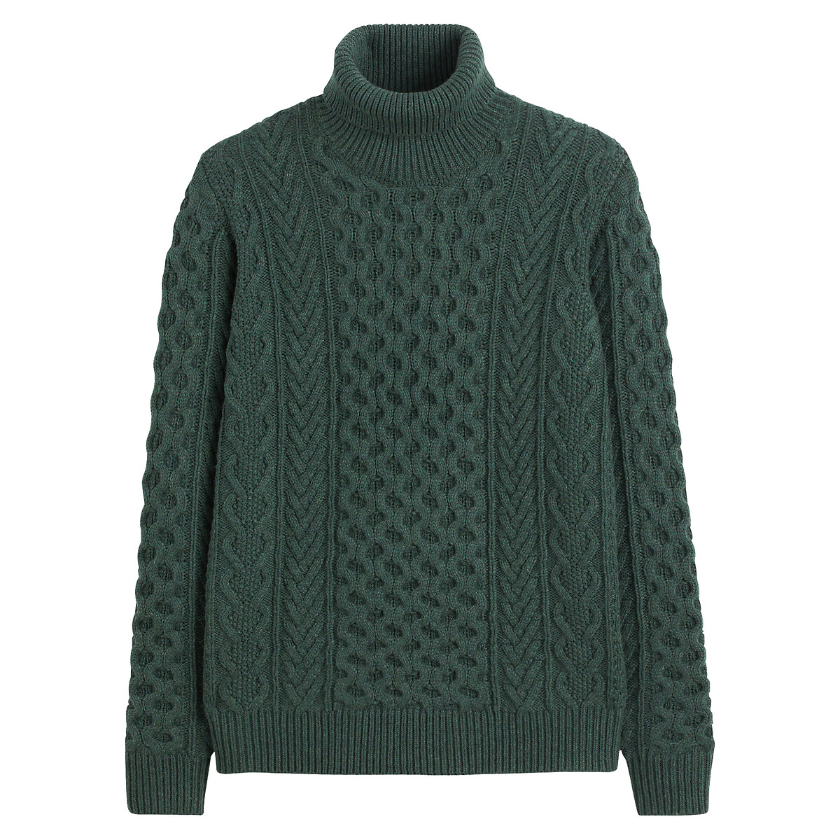 COLEÇÕES LA REDOUTE<br>Gola alta tricotada Signature GAUTHIER