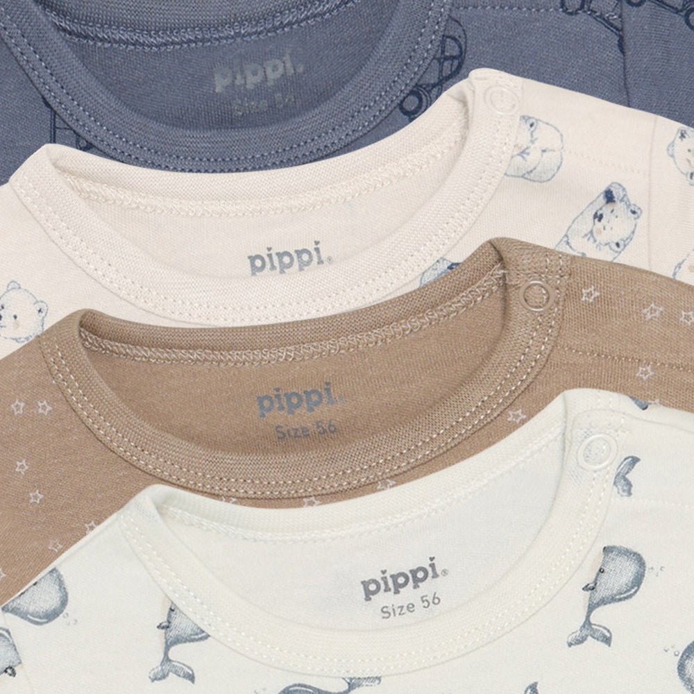 Køb Pippi Flint Stone Body Ss Ao-Printed (4-Pack)
