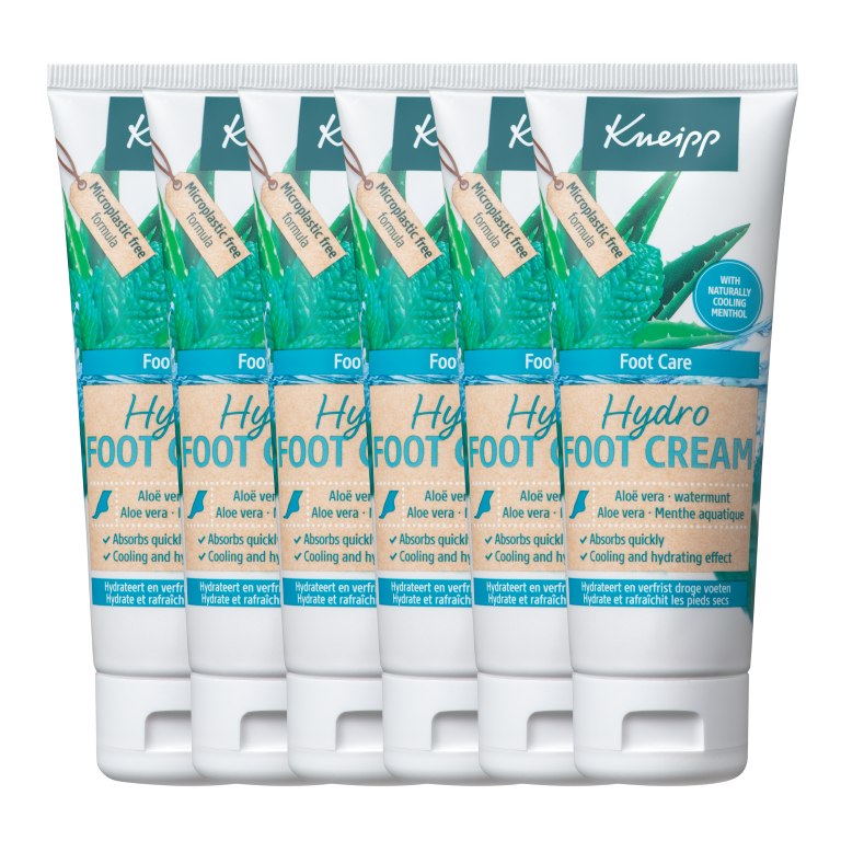 6x Kneipp Voetcreme hydro (75 ml)