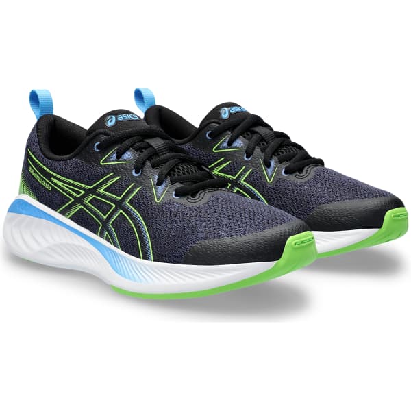 Chaussure running ASICS GEL-CUMULUS 25 GS BLACK/ELECTRIC LIME