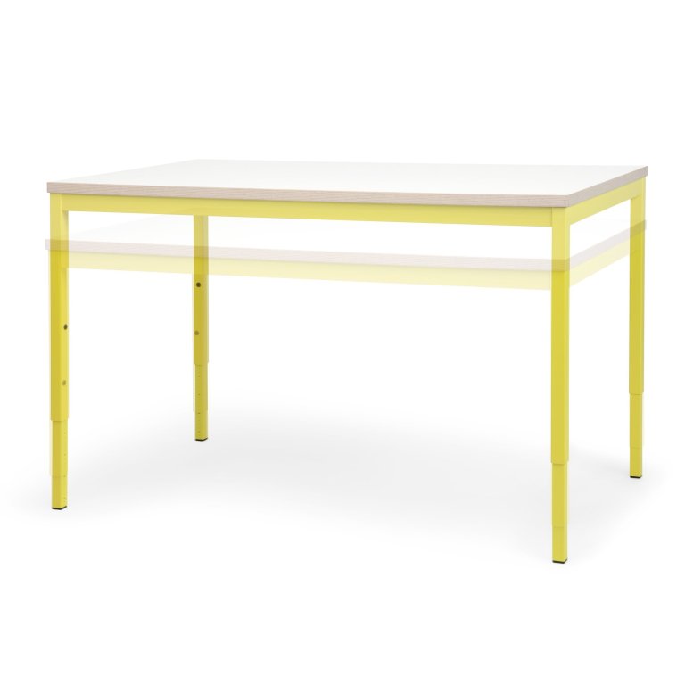 Modulor Tisch M für Kinder, schwefelgelb