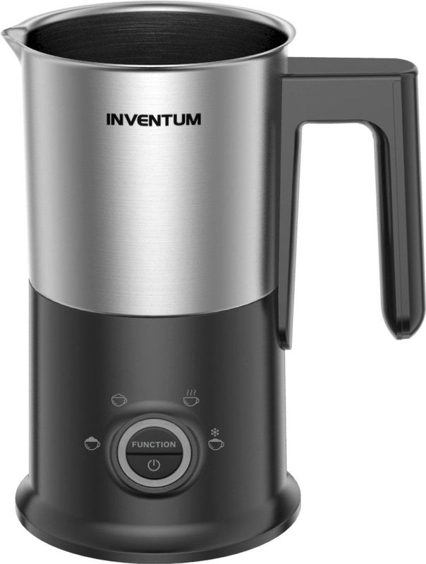 Inventum - MK352S - Elektrische Melkopschuimer - Zwart/RVS - 115/240 ml - Warm/koud opschuimen