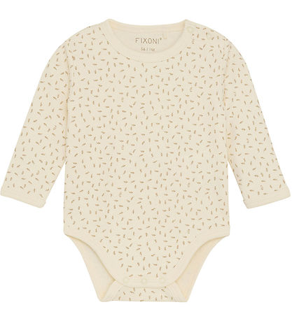 Fixoni Strampler m. Body l/ä - Sesam