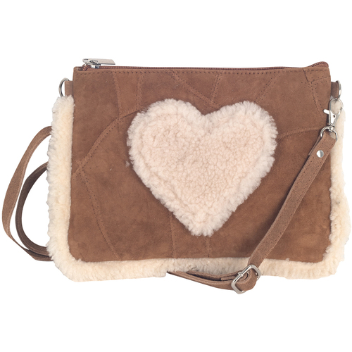 Isla Bonita By Sigris - Bandolera con Corazón Marrón
