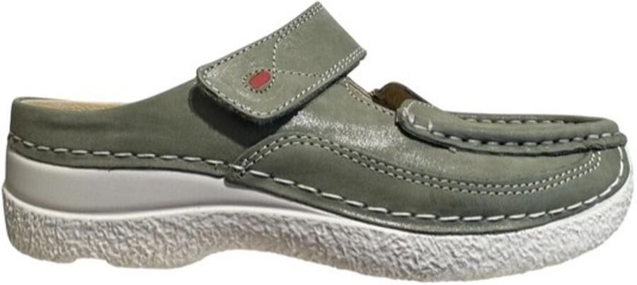 Wolky Dames Roll Slipper 0622736-701 Sage Groen
