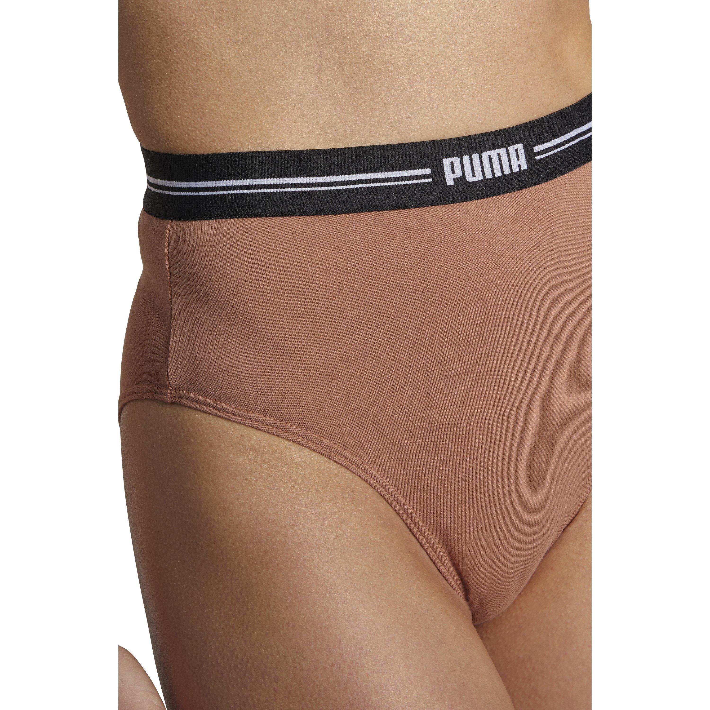 Puma 2 Pack High Waist Briefs Womens