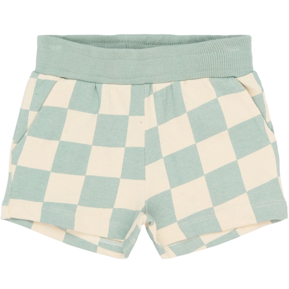 Køb THE NEW Siblings Aqua Gray Aop Tnstsebastian Shorts