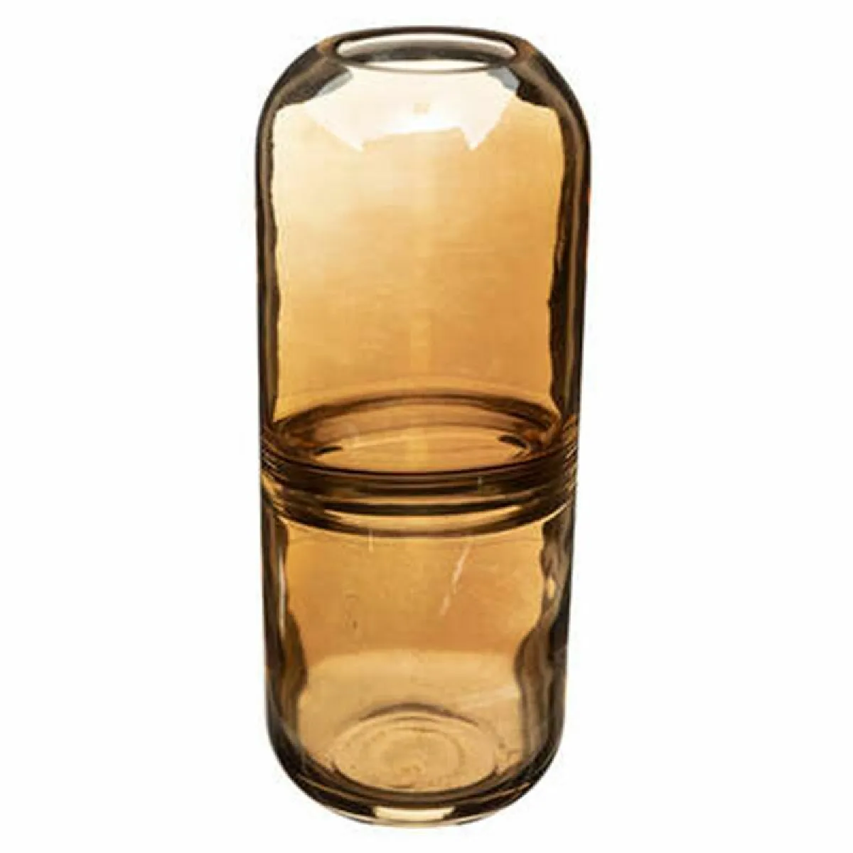 Vase Rond Ambre