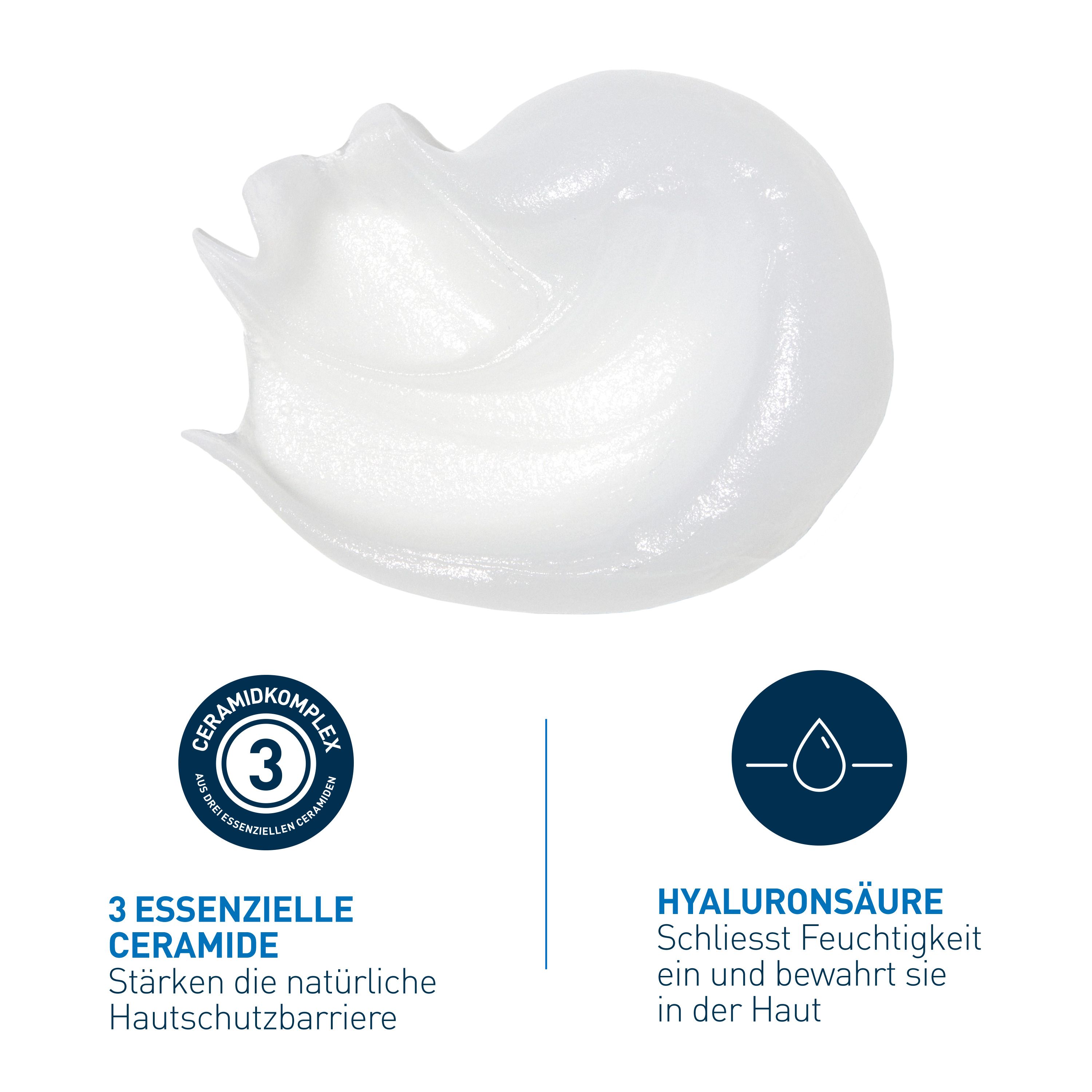 CeraVe Ultra Reparierender Balsam: Schützender und beruhigender Balsam für trockene und raue Haut + CeraVe Hydrating Cleanser GRATIS