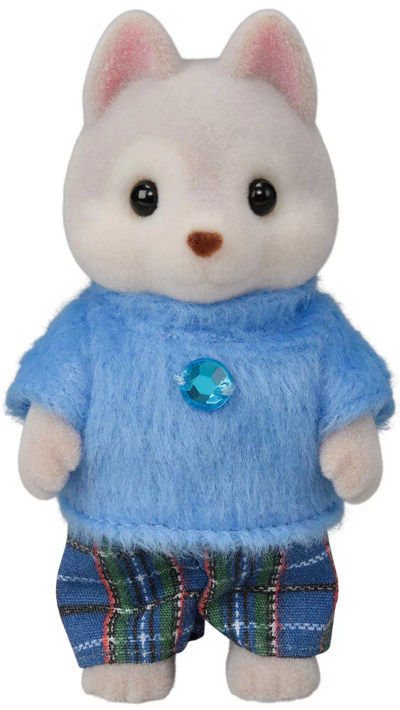 LA FAMILLE HUSKY -SYLVANIAN FAMILLES