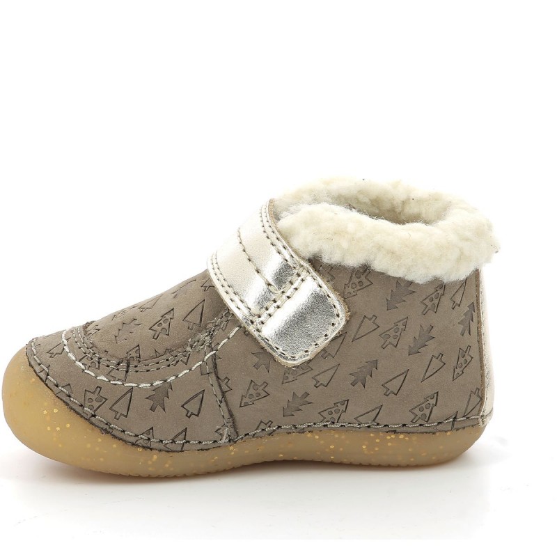 Kickers Kickers So Schuss Fourrées Taupe