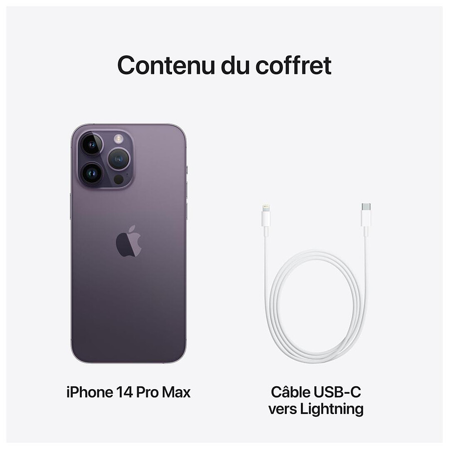 Apple iPhone 14 Pro Max (Violet intense) - 256 Go · Reconditionné