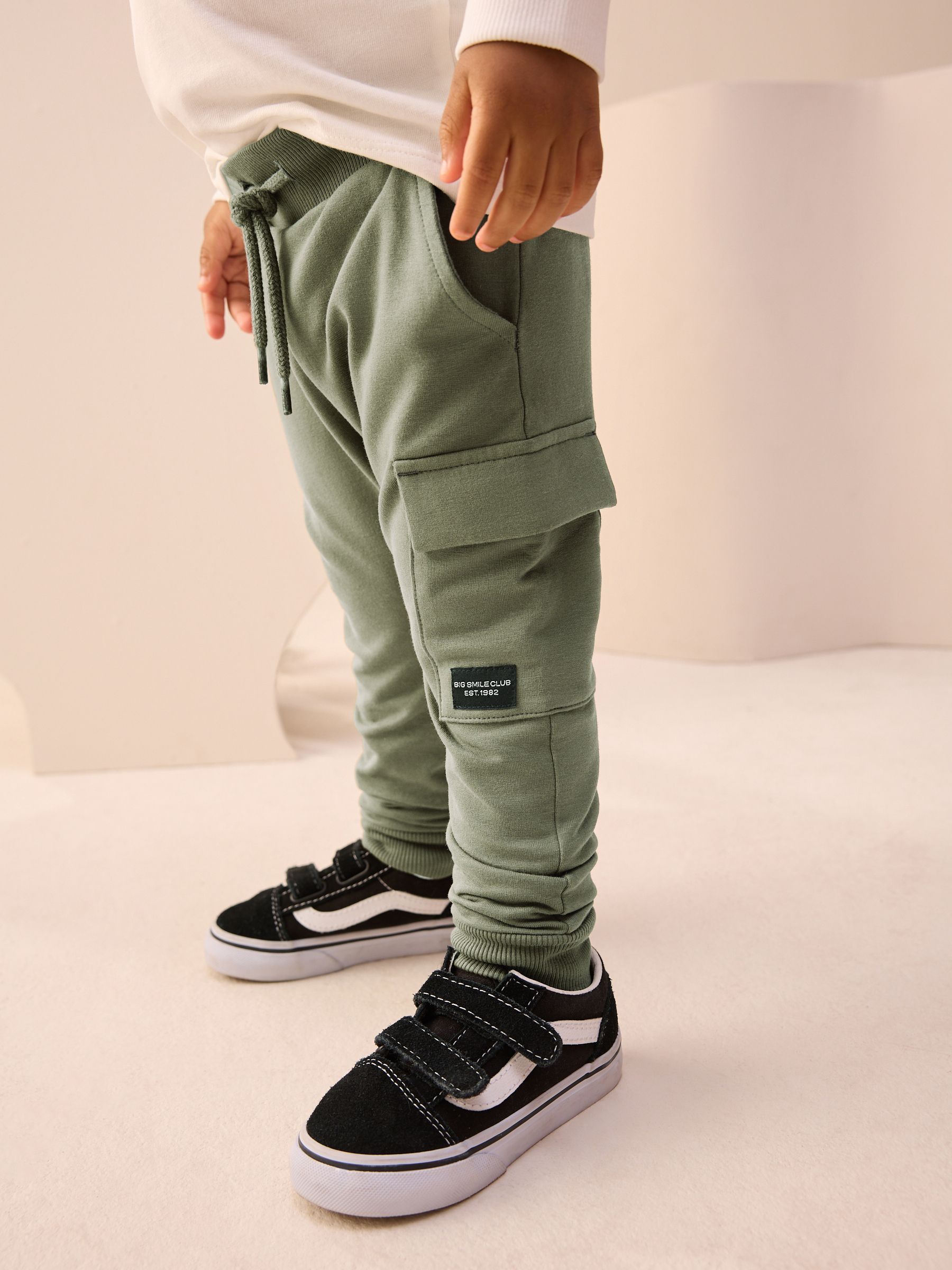 Kakigroen - Skinny utility-joggingbroek (3mnd -7jr)