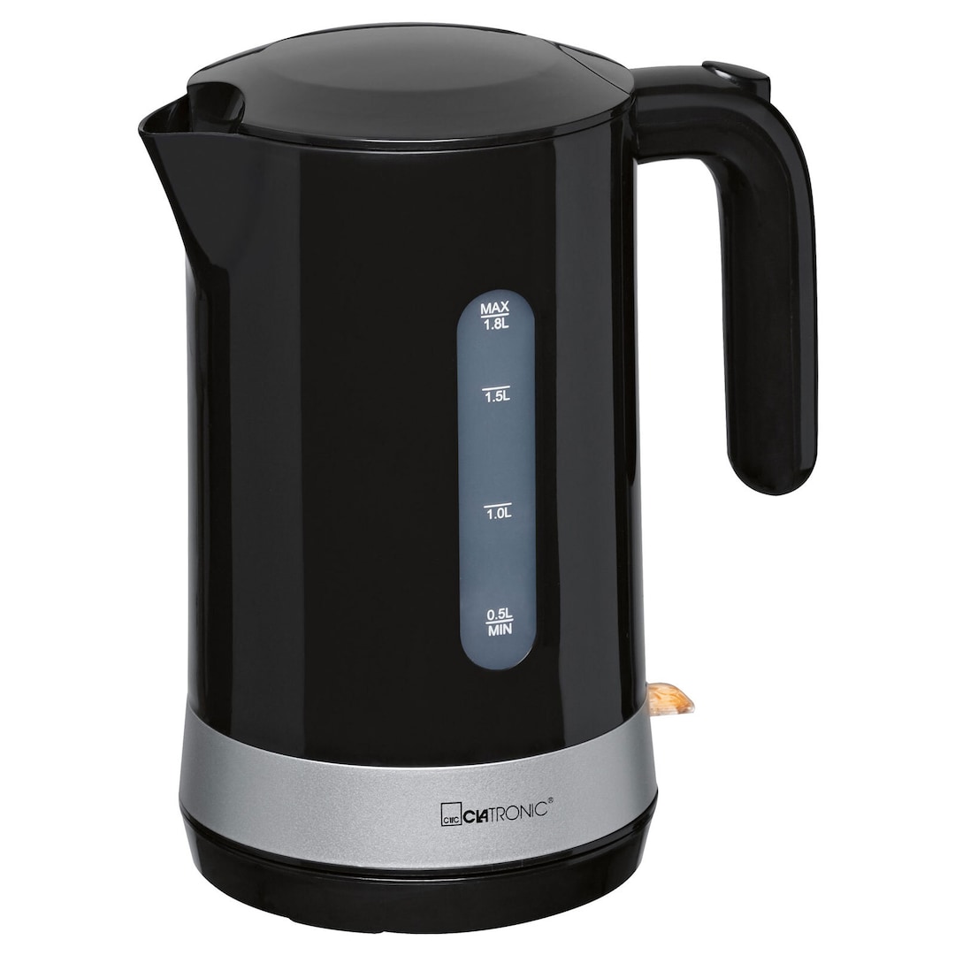CLATRONIC Wasserkocher WK 3452 schwarz 1,8 Liter max. 2200 Watt