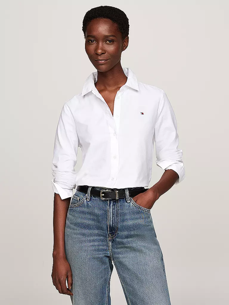 TOMMY HILFIGER Bluse  weiss