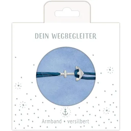 Coppenrath Verlag Armband mit Ankeranhänger (versilbert)