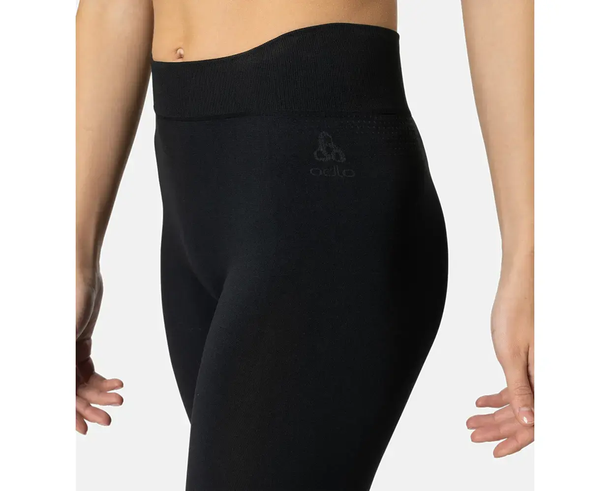 Odlo Performance Light Eco Thermobroek Lang Zwart Dames