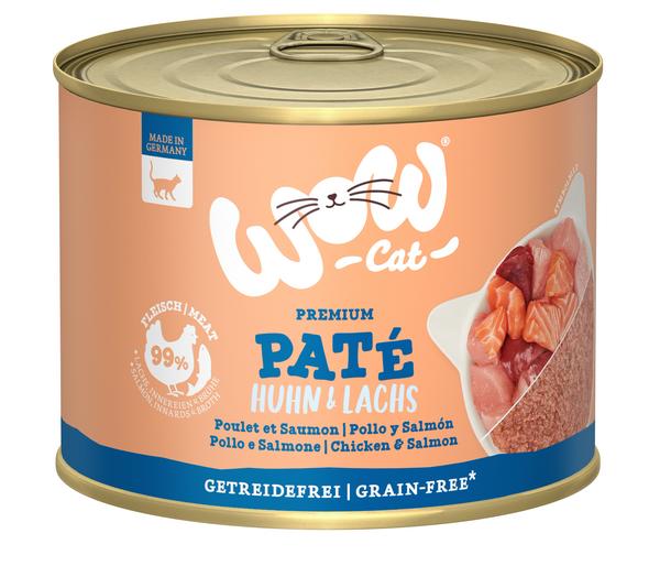 WOW® Cat Nassfutter für Katzen Premium Paté