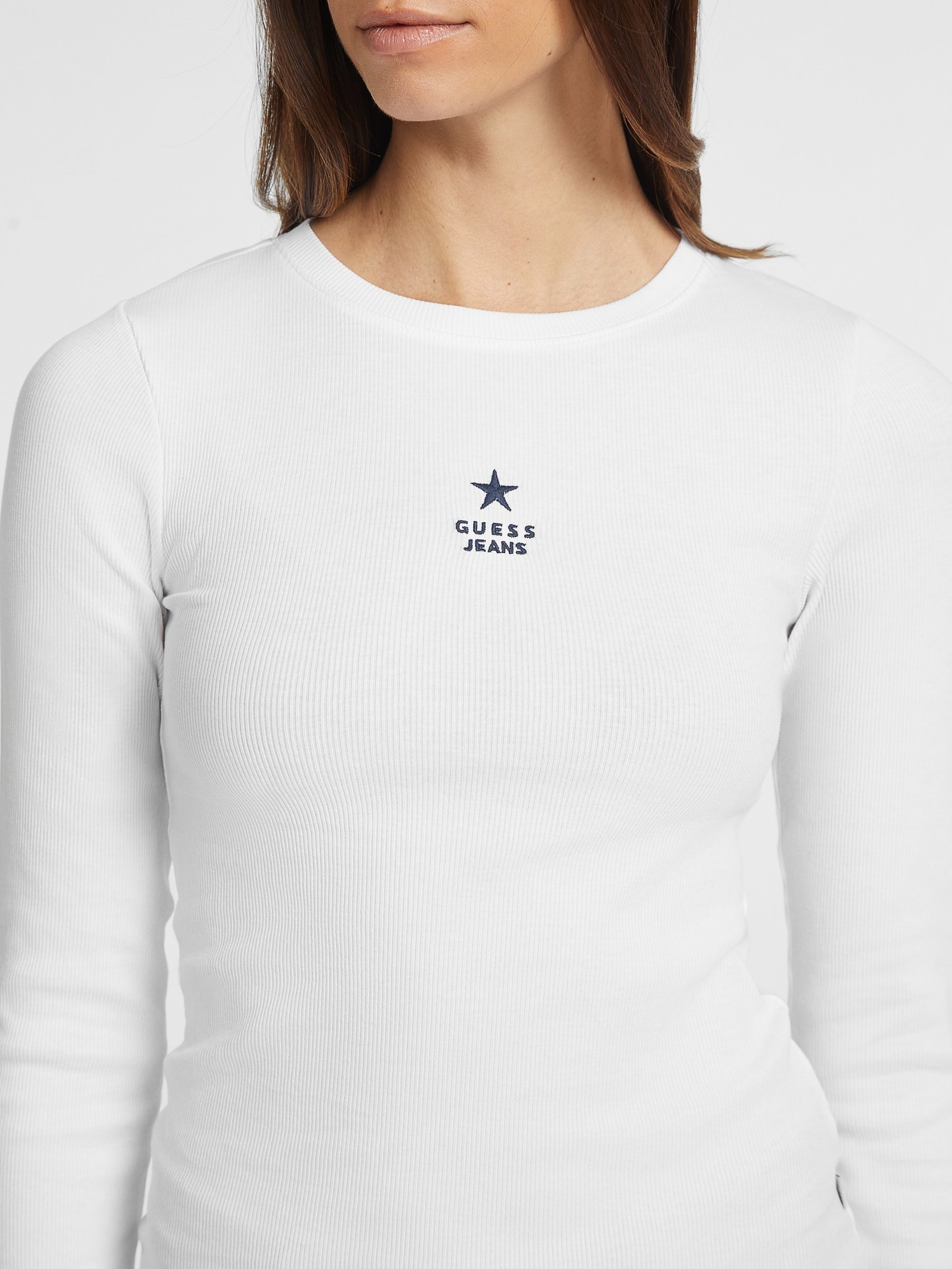 Camiseta Slim Rib-Knit Star
