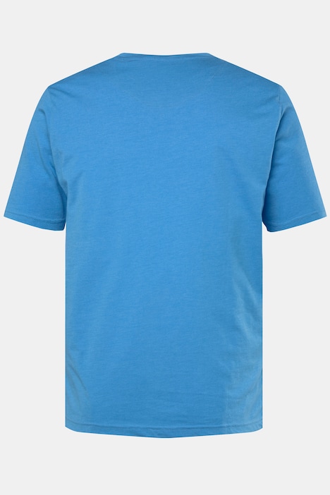Men+ Henley, Basic, Halbarm, Rundhals, bis 8 XL