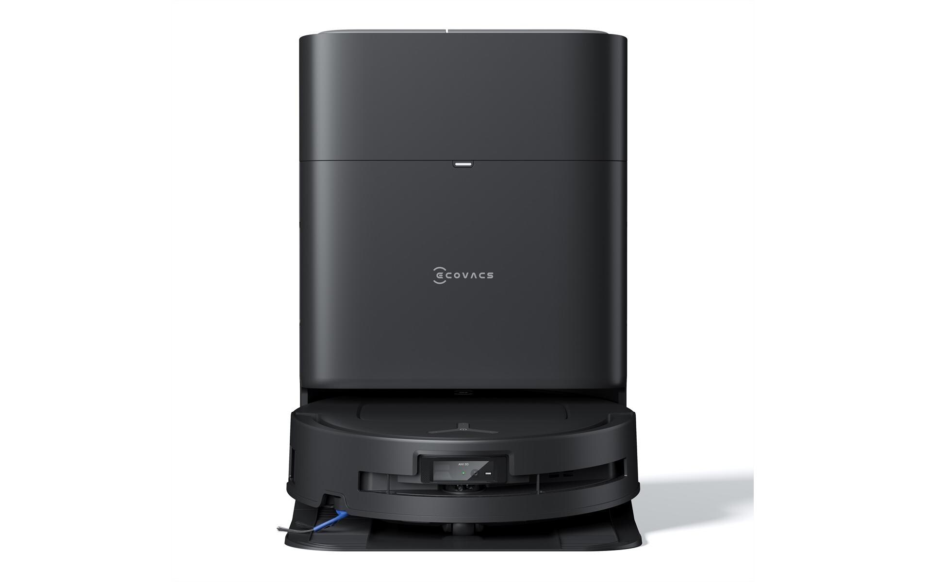 Saugroboter Deebot T80 Omni Schwarz<br>Intelligente Rundum-Reinigung mit automatischer Absaugstation