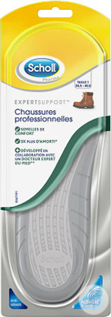 Scholl Gelactiv Semelles Work&Boot S Pt 35,5-40,5 1 Paire