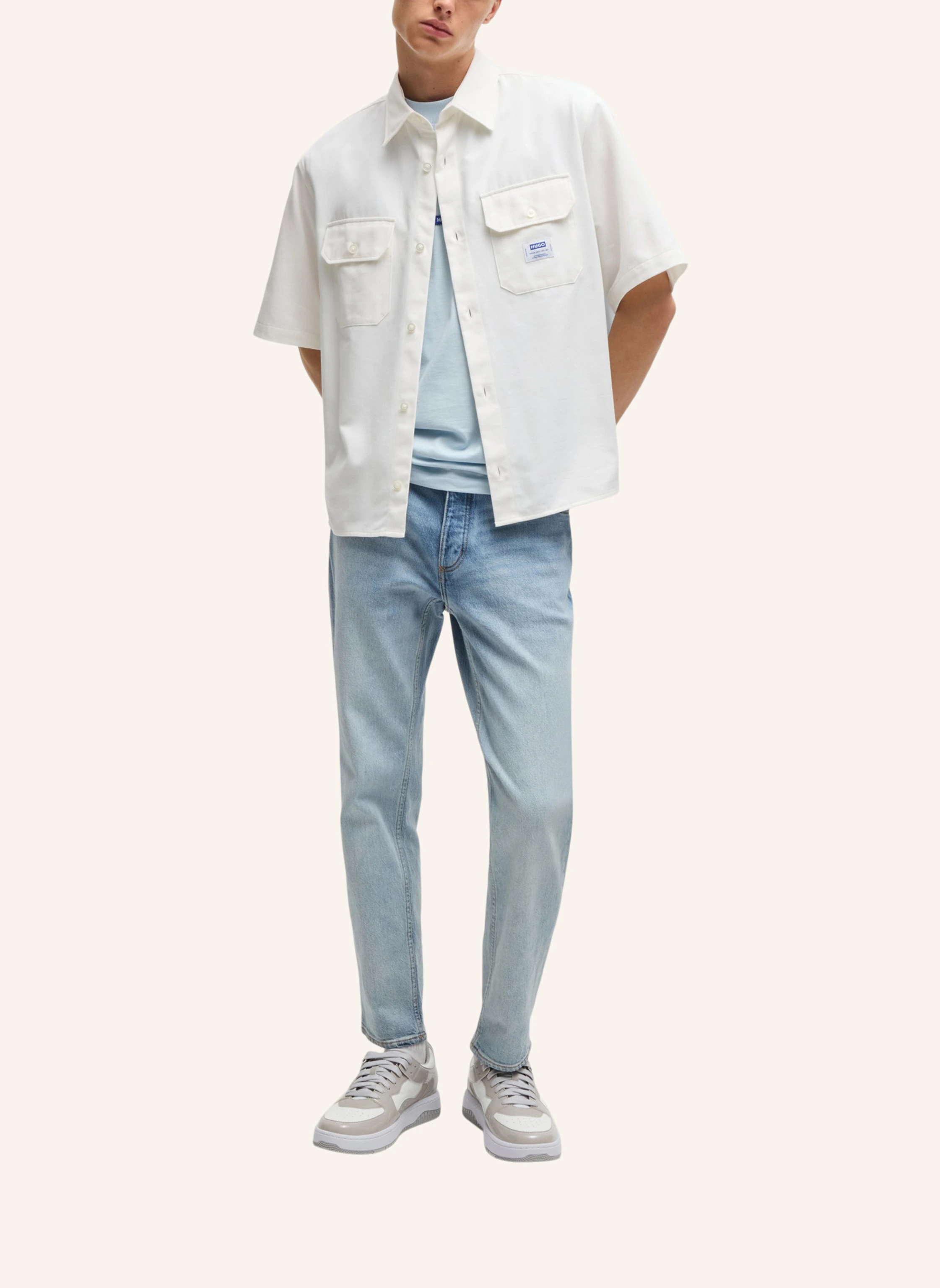 HUGO Casual Hemd EKYNO Oversize Fit