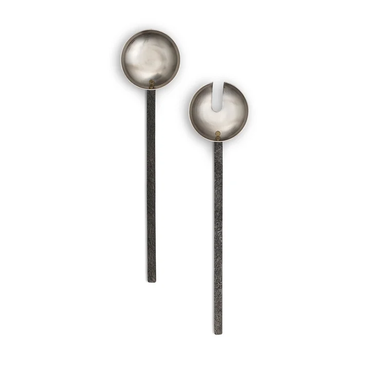 Ferm Living - Obra Salatbesteck, Edelstahl (2er-Set)