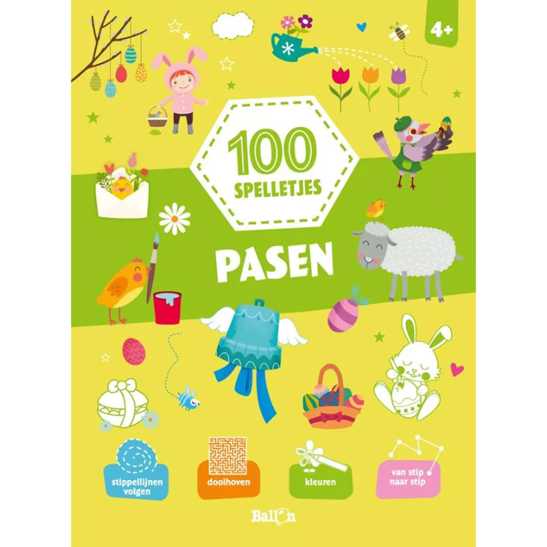 Uitgeverij ballon 100 spelletjes pasen