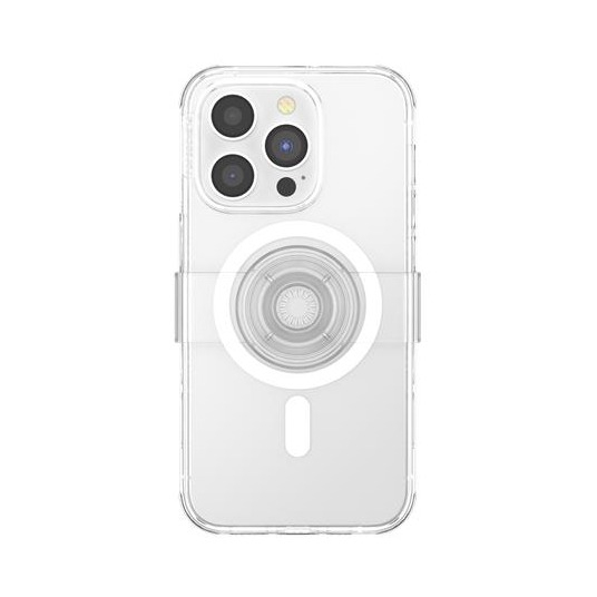 iPhone 14 Pro MagSafe Hardcase Hülle   PopGrip Slide (806432) - Transparent