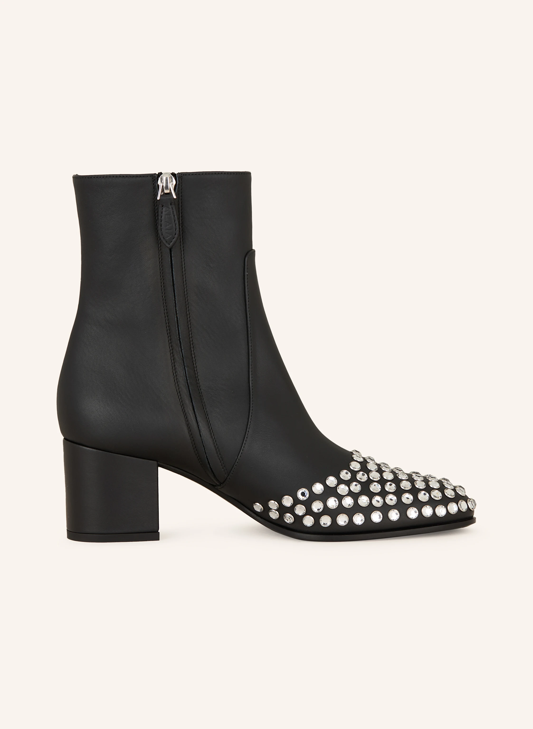 ALAÏA Stiefeletten mit Schmucksteinen