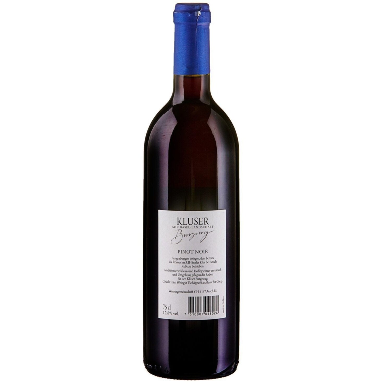 Basel-Landschaft AOC Kluser Burgeweg Pinot Noir -75cl