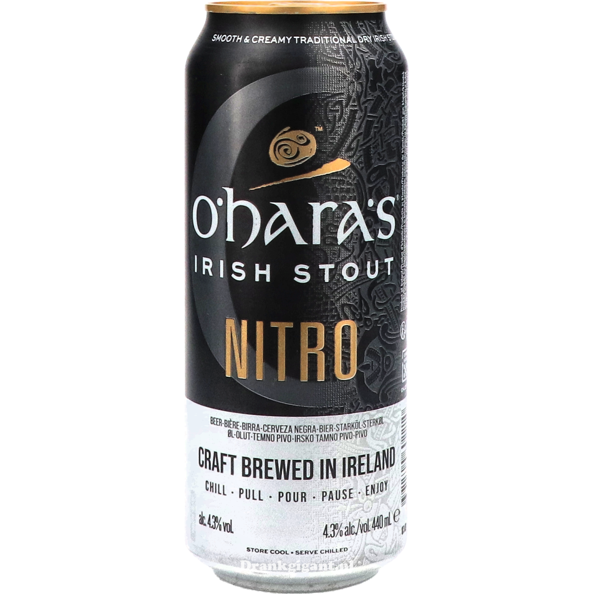 OHaras Irish Stout Nitro 44 cl