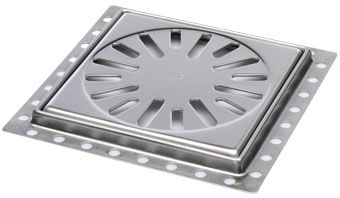 Aquaberg renovatieput 15x15cm 10mm hoog rvs
