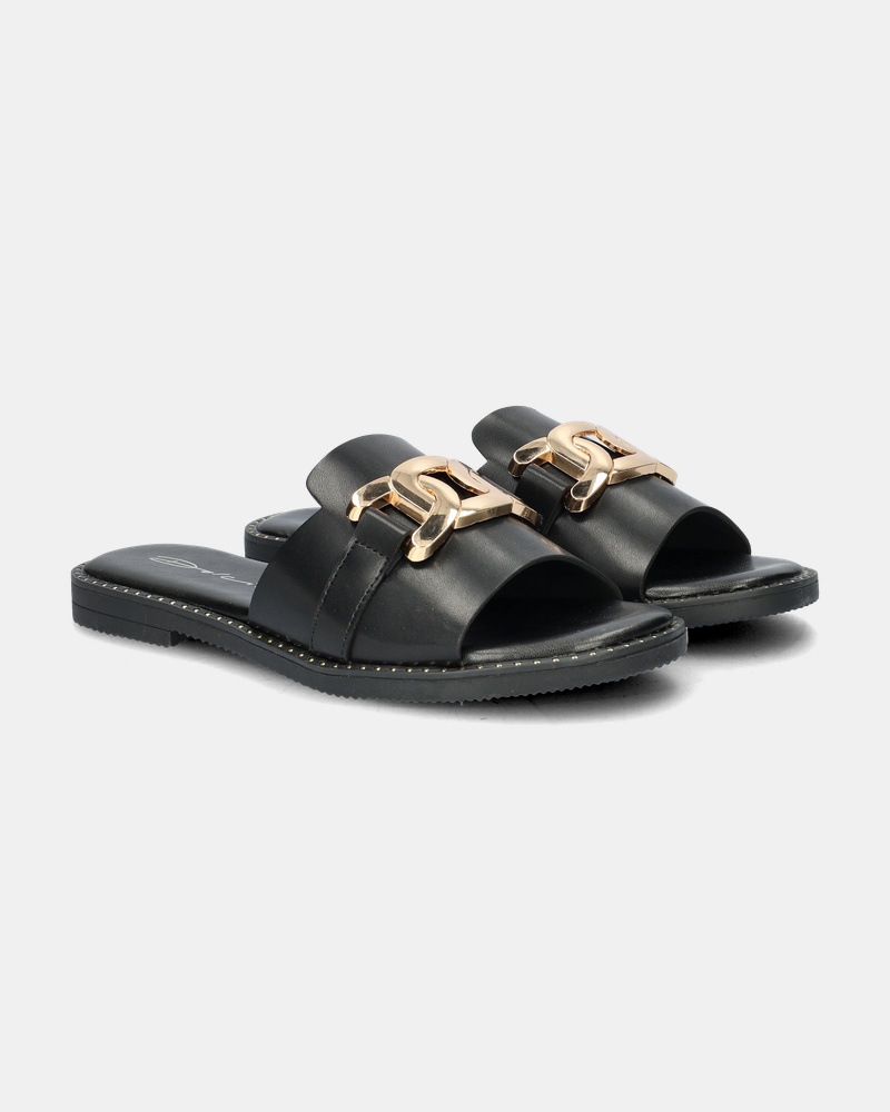 Dolcis Slippers  - zwart